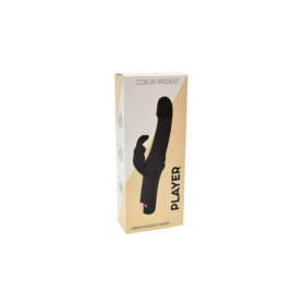 PLAYER, Vibromasseur Rabbit USB, silicone médical doux et lisse, doté de 10 modes de vibration 